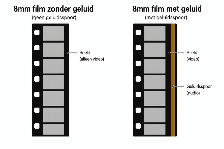 8mm film met geluid